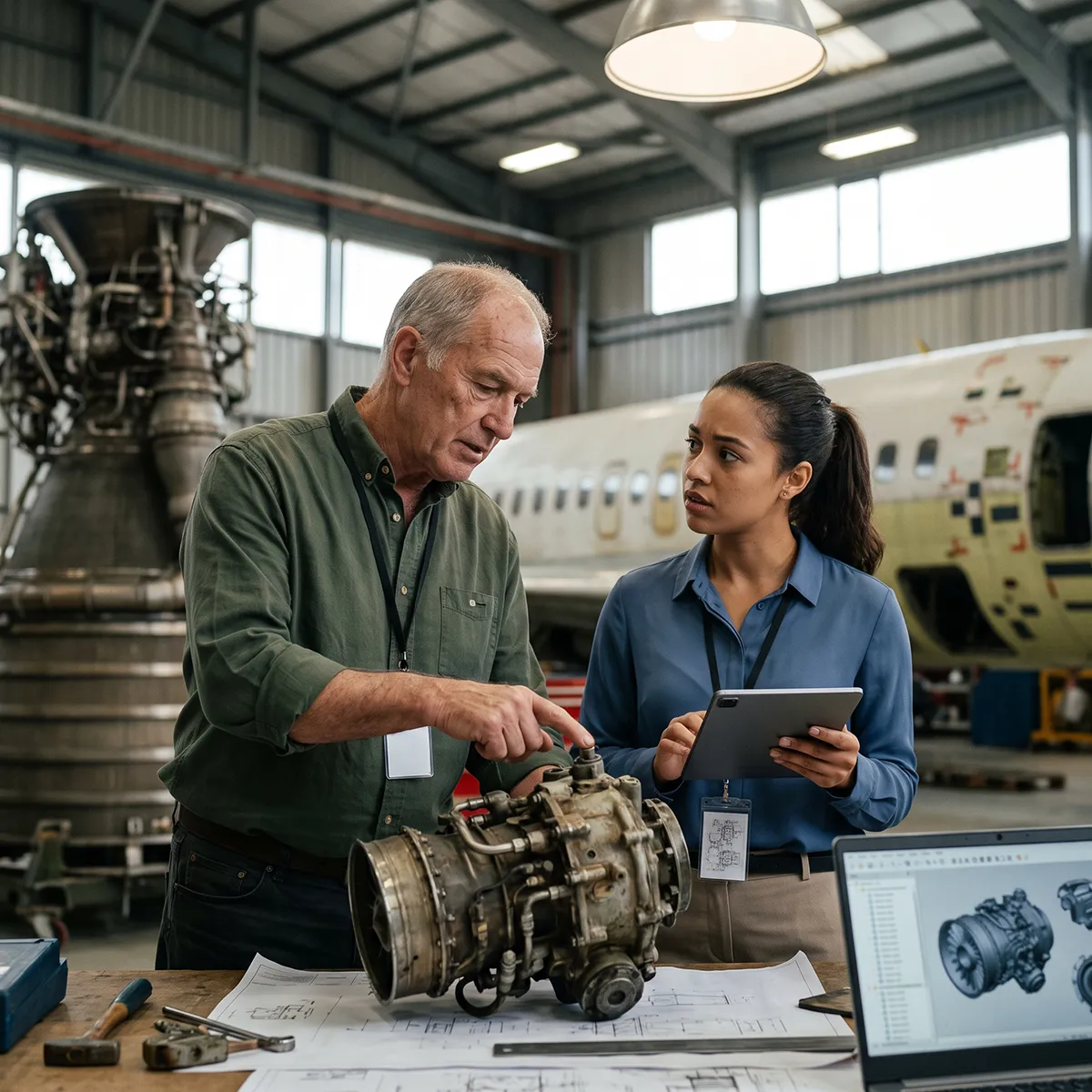 Key Hiring Challenges in Aerospace Engineering Programs Content An Aging Workforce with a Thin Replacement Pipeline Image
