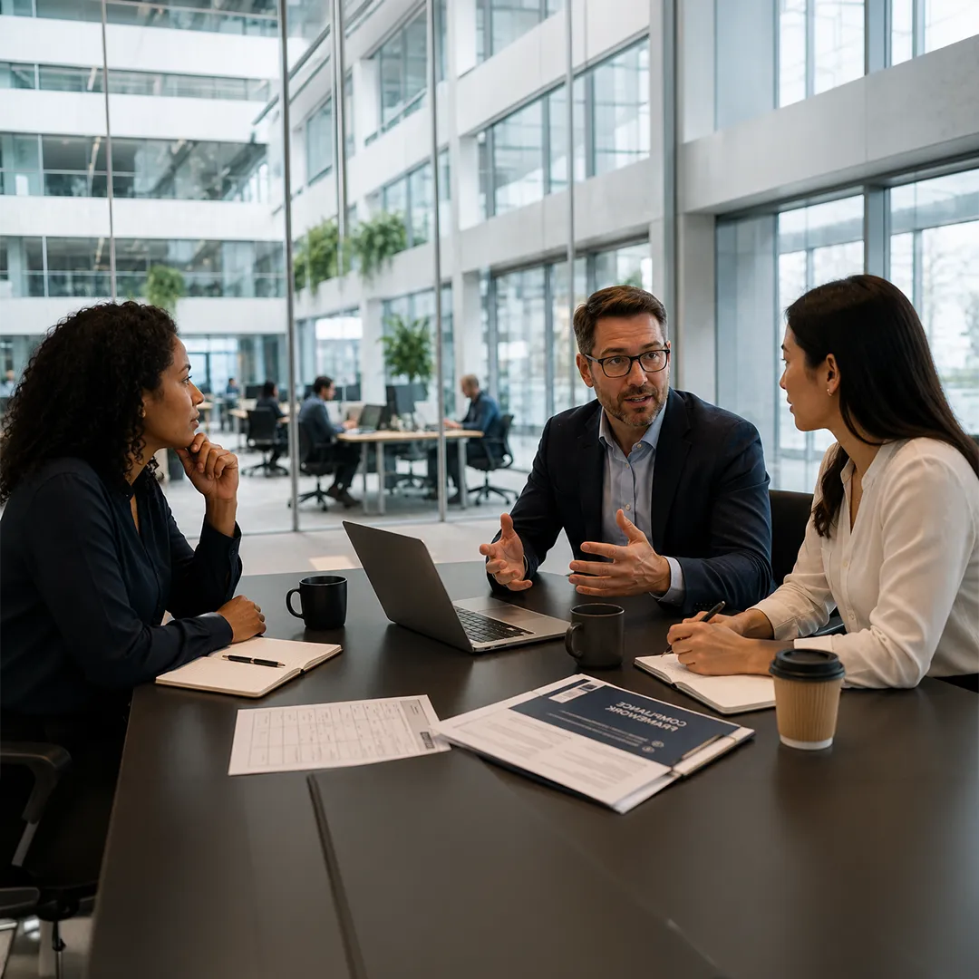 clarify how they handle clearance and compliance if relevant